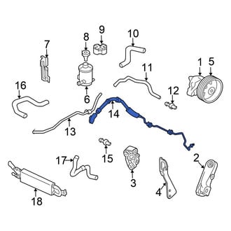 Honda OE - Power Steering Pressure Hose