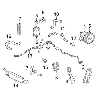 Honda OE - Steering Gear & Linkage - Pump & Hoses