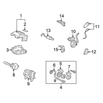 Honda OE - Steering Column - Shroud, Switches & Levers