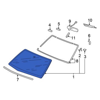 Honda OE - Front Windshield