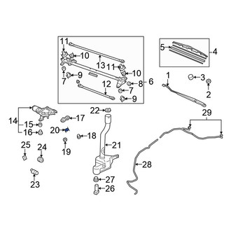 Honda OE - Wiper Linkage Washer
