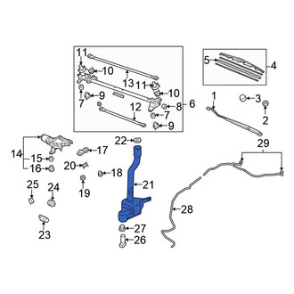 Honda OE - Washer Fluid Reservoir