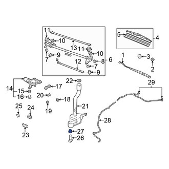 Honda OE - Washer Fluid Level Sensor Seal