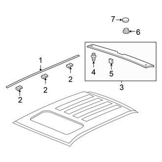Honda OE - Roof - Exterior Trim