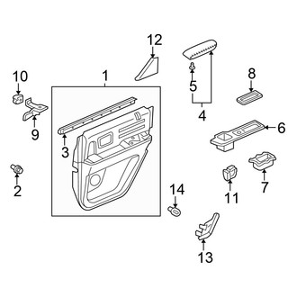 Honda OE - Rear Door - Interior Trim