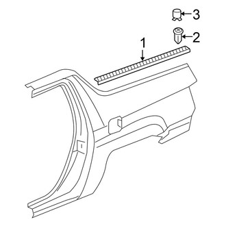 Honda OE - Quarter Panel - Exterior Trim