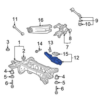 Honda OE - Rear Right Suspension Control Arm