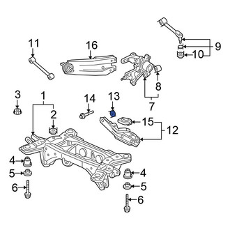 Honda OE - Rear Lower Alignment Camber Adjusting Eccentric