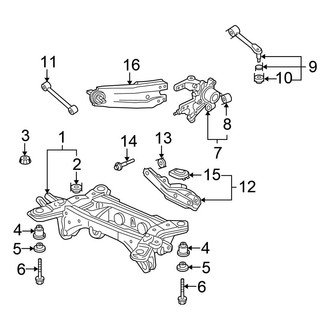 Honda OE - Rear Suspension - Suspension Components