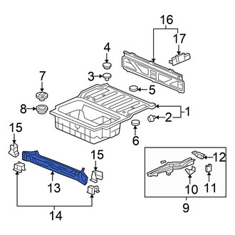 Honda OE - Rear Floor Sill
