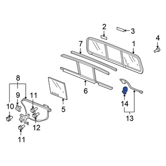 Honda OE - Seat Air Bag Nut