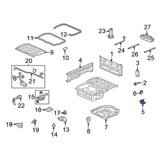 Honda OE - Rear Tie Down Hook