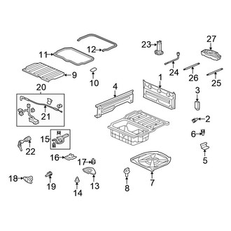 Honda OE - Rear Body & Floor - Interior Trim (Cargo Box)