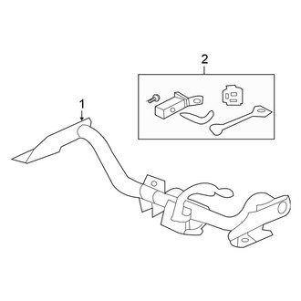 Honda OE - Rear Body & Floor - Trailer Hitch Components