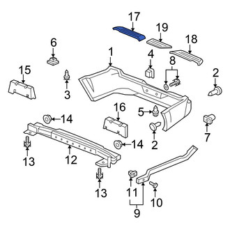 Honda OE - Rear Right Bumper Step Pad