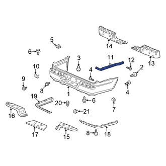 Honda OE - Rear Left Bumper Guide