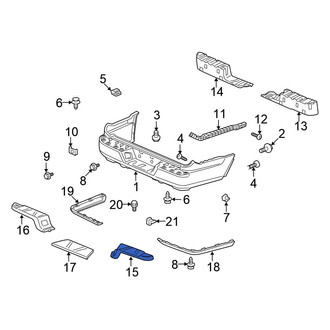 Honda OE - Rear Right Bumper Step Pad