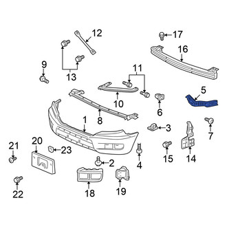Honda OE - Front Left Bumper Guide