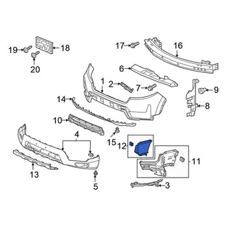 Honda OE - Front Left Brake Air Duct