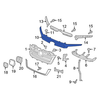 Honda OE - Front Grille Molding