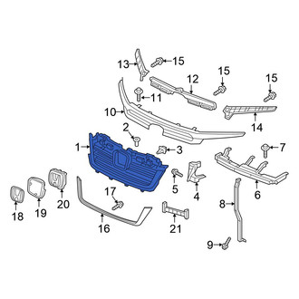 Honda OE - Front Upper Grille