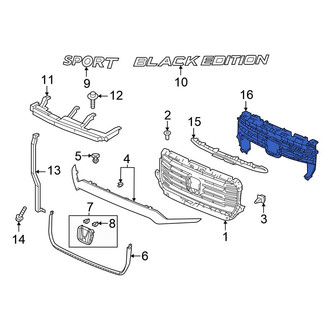 Honda OE - Front Lower Grille Molding