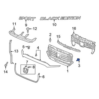 Honda OE - Grille Retainer