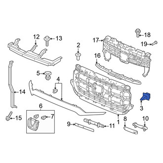 Honda OE - Grille Retainer