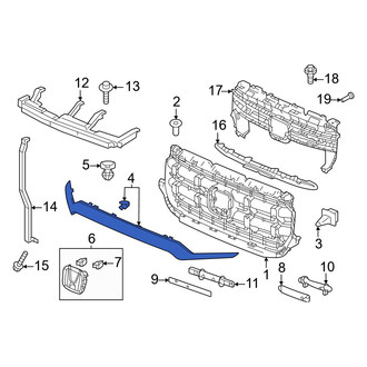 Honda OE - Front Grille Molding