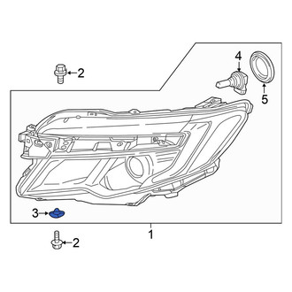 Honda OE - Headlight Mounting Nut