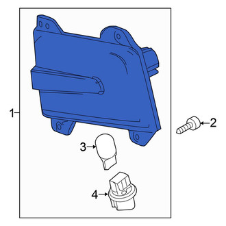 Honda OE - Front Right Turn Signal Light Assembly