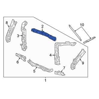 Honda OE - Front Upper Radiator Support Tie Bar