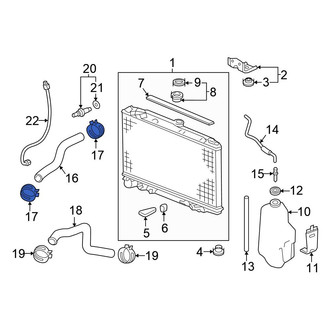 Honda OE - Radiator Hose Clamp