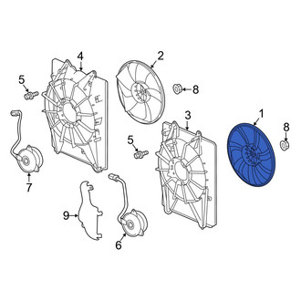 Honda OE - A/C Condenser Fan Blade