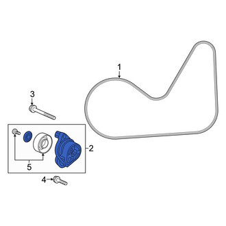 Honda OE - Accessory Drive Belt Tensioner Assembly