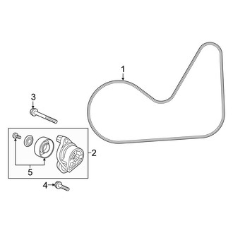 Honda OE - Cooling - Belts & Pulleys (Black Edition / RT / RTL / RTL-E / RTL-T / RTS / Sport)