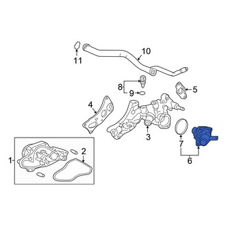 Honda OE - Engine Coolant Thermostat Kit