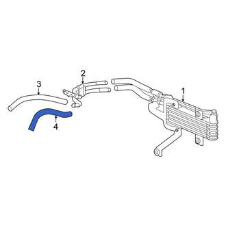 Honda OE - Automatic Transmission Oil Cooler Hose