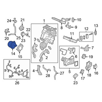 Honda OE - HVAC Blower Motor Assembly