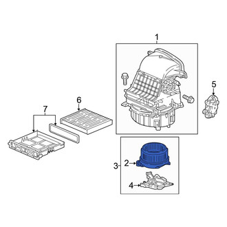 Honda OE - HVAC Blower Motor Assembly