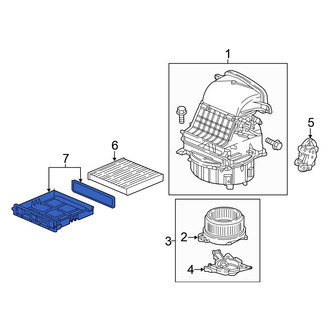 Honda OE - Cabin Air Filter Case