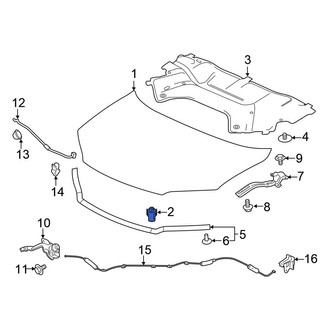 Honda OE - Front Hood Stop Buffer