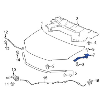 Honda OE - Front Left Hood Hinge