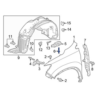 Honda OE - Fender Rivet
