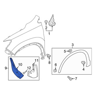 Honda OE - Front Right Mud Flap