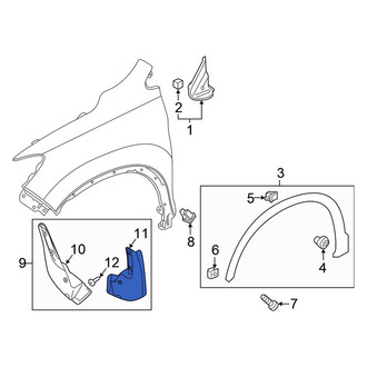 Honda OE - Front Left Mud Flap