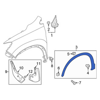 Honda OE - Front Wheel Arch Molding