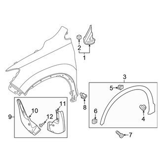 Honda OE - Front Mud Flap Kit