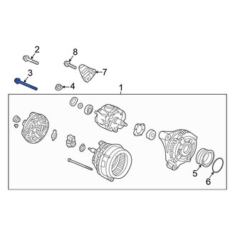 Honda OE - Alternator Bracket Bolt