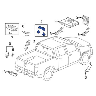Honda OE - Center Keyless Entry Antenna